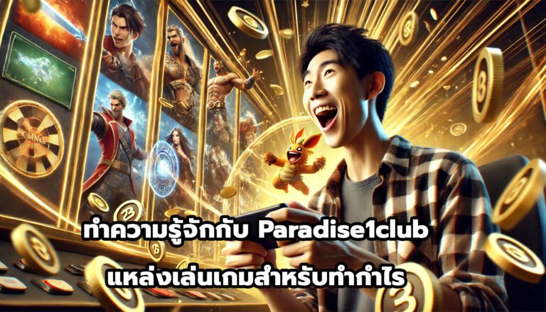 ทำความรู้จักกับ Paradise1club แหล่งเล่นเกมสำหรับทำกำไร-12